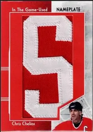 2013-14 In The Game Used - Nameplate Gold Version #NP-190 - Chris Chelios - Chicago Blackhawks