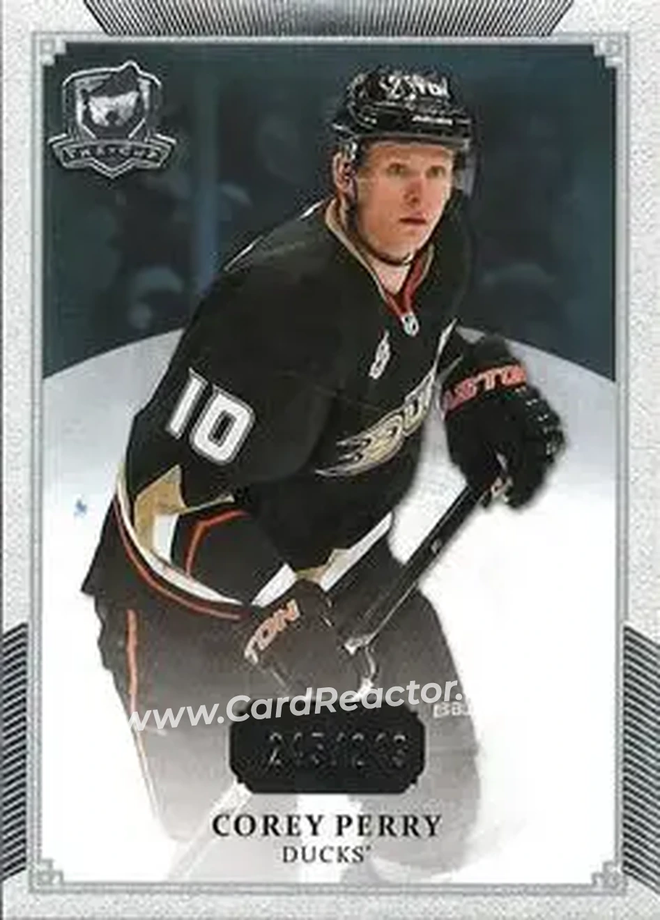 2013-14 Upper Deck The Cup #1 - Corey Perry - Anaheim Ducks - Front 2013-14 Upper Deck The Cup #1 - Corey Perry - Anaheim Ducks - Front