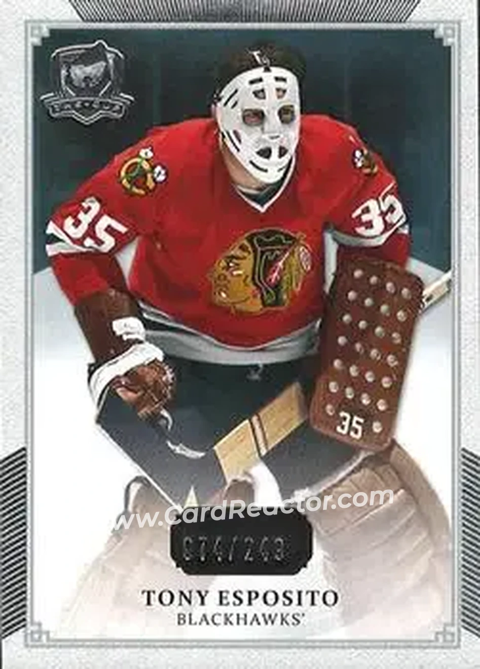 2013-14 Upper Deck The Cup #15 - Tony Esposito - Chicago Blackhawks - Front