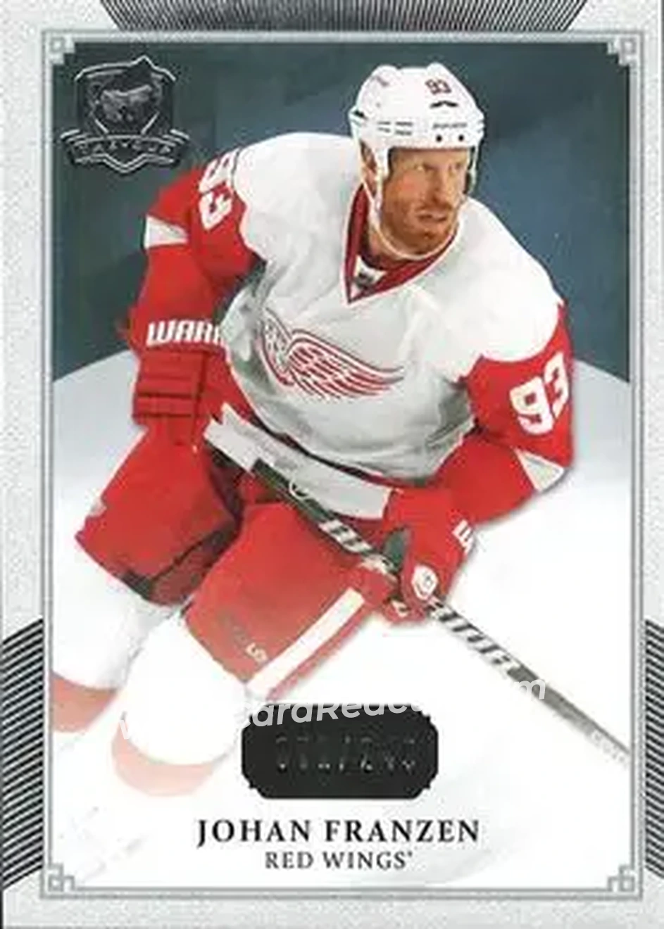 2013-14 Upper Deck The Cup #29 - Johan Franzen - Detroit Red Wings - Front 2013-14 Upper Deck The Cup #29 - Johan Franzen - Detroit Red Wings - Front