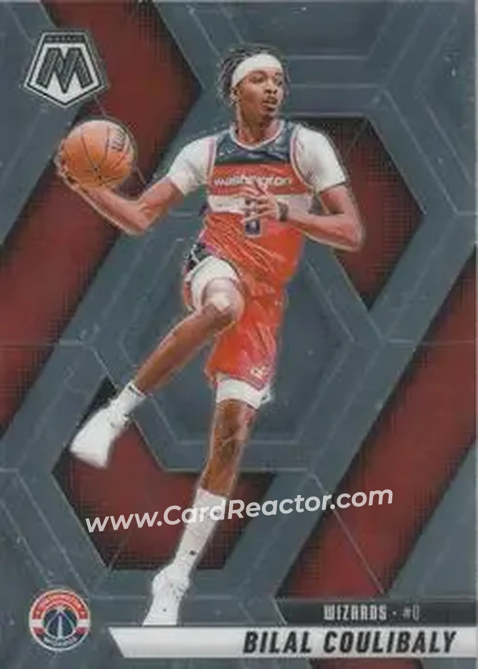 2024-25 Panini Mosaic #29 - Bilal Coulibaly - Washington Wizards - Front 2024-25 Panini Mosaic #29 - Bilal Coulibaly - Washington Wizards - Front