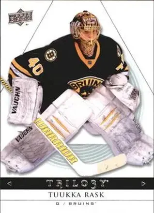 2013-14 Upper Deck Trilogy #8 - Tuukka Rask - Boston Bruins