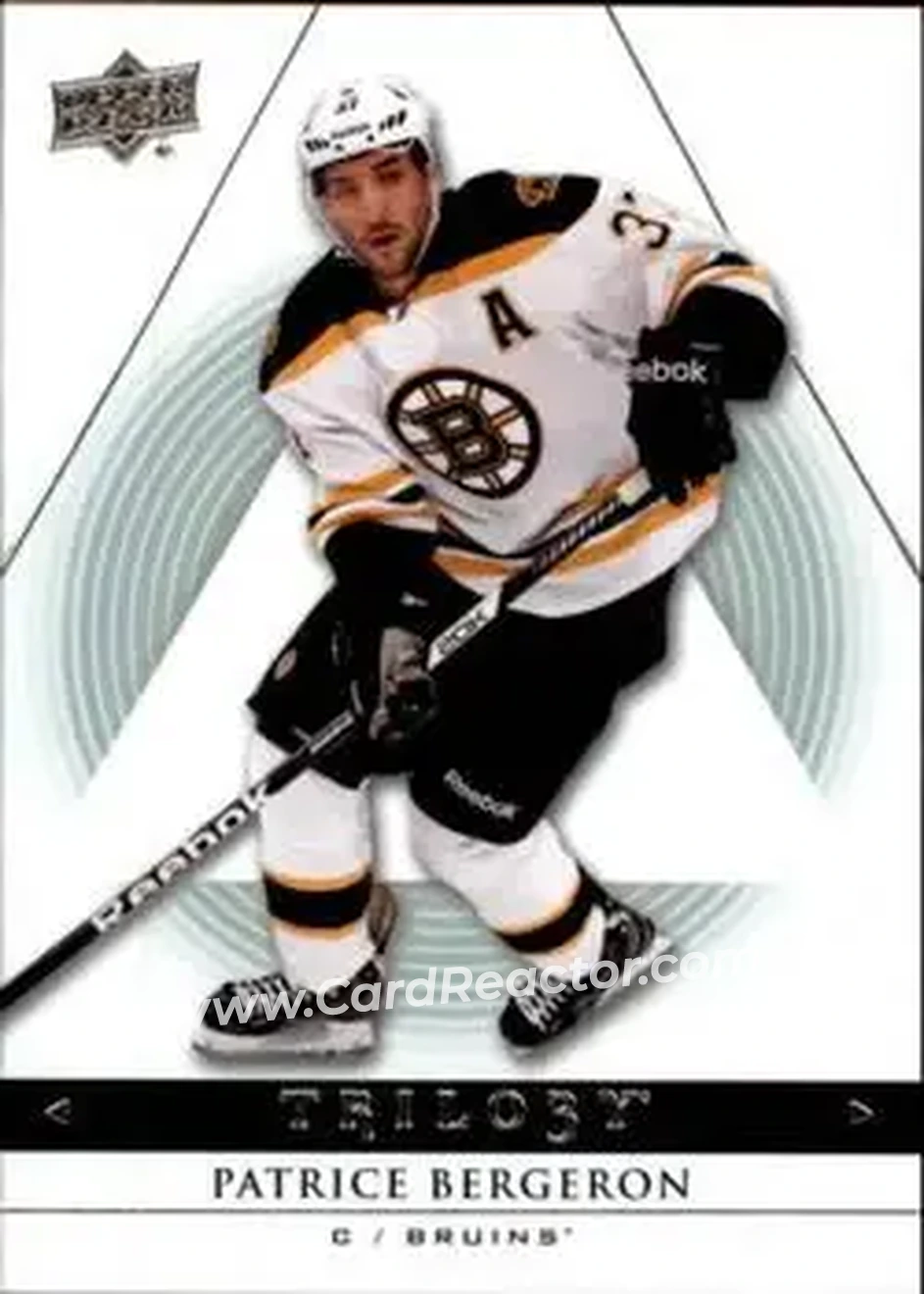 2013-14 Upper Deck Trilogy #9 - Patrice Bergeron - Boston Bruins - Front