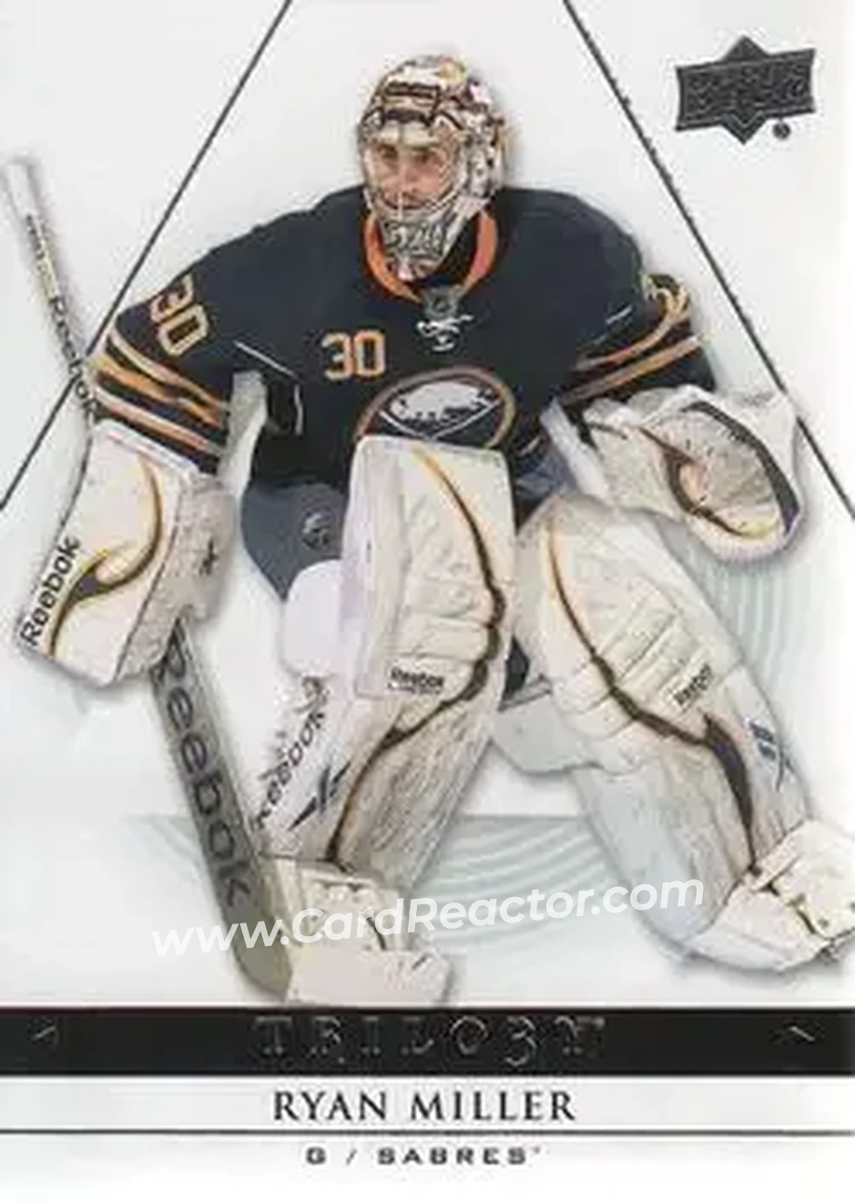 2013-14 Upper Deck Trilogy #14 - Ryan Miller - Buffalo Sabres - Front
