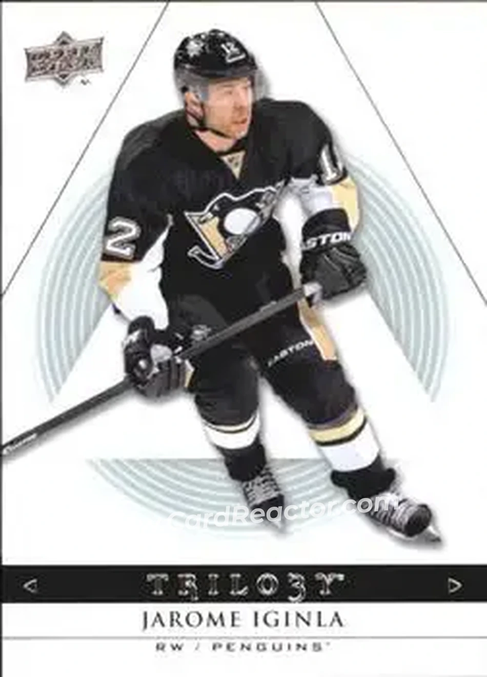 2013-14 Upper Deck Trilogy #17 - Jarome Iginla - Pittsburgh Penguins - Front 2013-14 Upper Deck Trilogy #17 - Jarome Iginla - Pittsburgh Penguins - Front