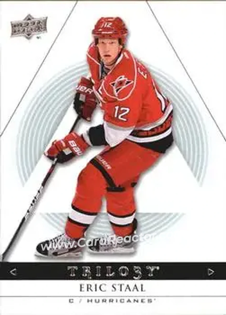 2013-14 Upper Deck Trilogy #19 - Eric Staal - Carolina Hurricanes - Front