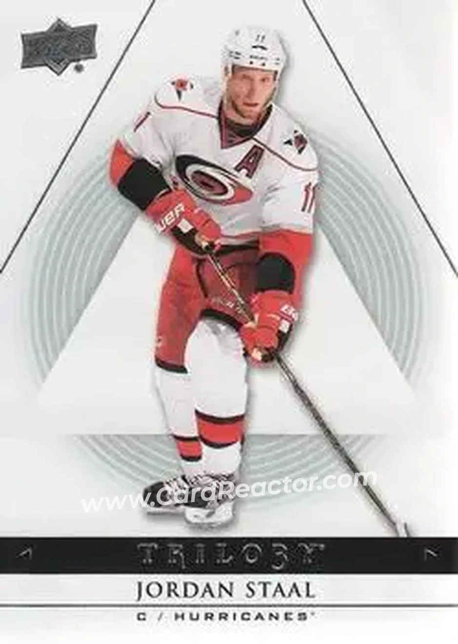 2013-14 Upper Deck Trilogy #20 - Jordan Staal - Carolina Hurricanes - Front