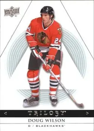 2013-14 Upper Deck Trilogy #22 - Doug Wilson - Chicago Blackhawks