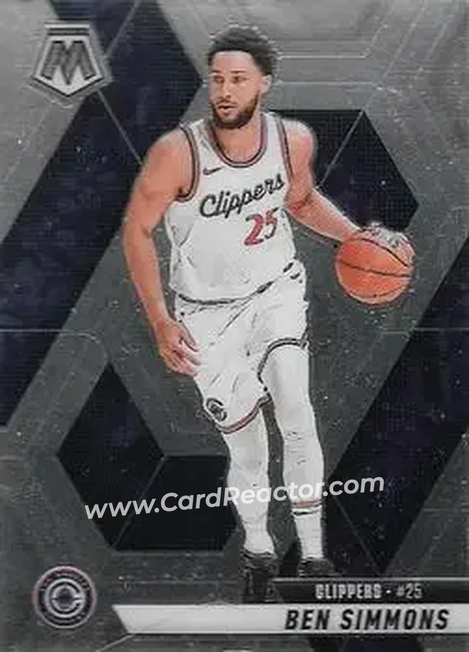 2024-25 Panini Mosaic #30 - Ben Simmons - Los Angeles Clippers - Front 2024-25 Panini Mosaic #30 - Ben Simmons - Los Angeles Clippers - Front