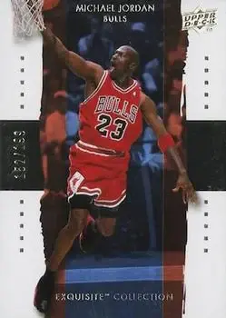 2009-10 Upper Deck Exquisite Collection #23 - Michael Jordan - Chicago Bulls - Front