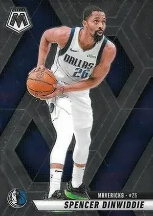 2024-25 Panini Mosaic #34 - Spencer Dinwiddie - Dallas Mavericks 2024-25 Panini Mosaic #34 - Spencer Dinwiddie - Dallas Mavericks