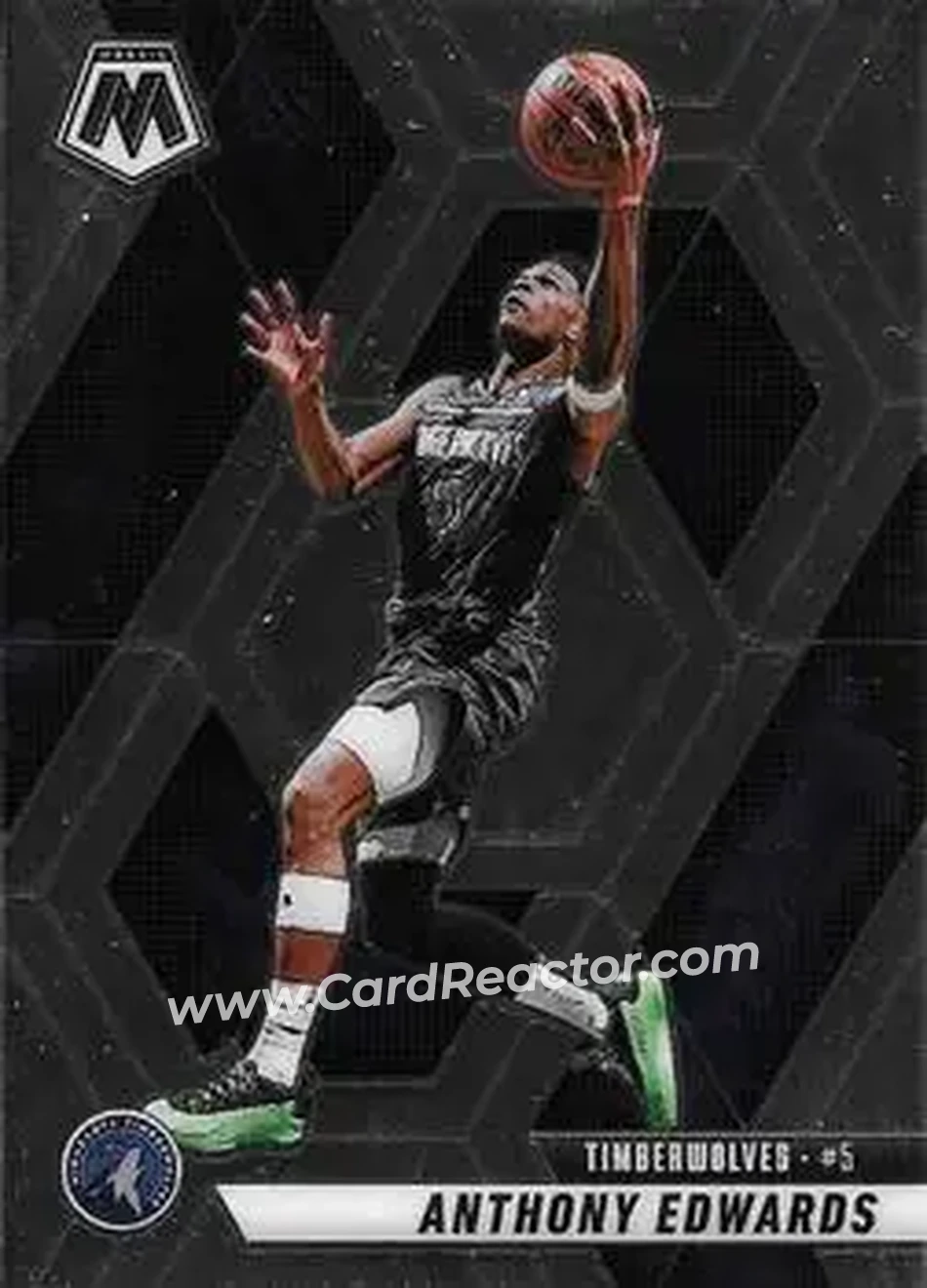 2024-25 Panini Mosaic #36 - Anthony Edwards - Minnesota Timberwolves - Front 2024-25 Panini Mosaic #36 - Anthony Edwards - Minnesota Timberwolves - Front