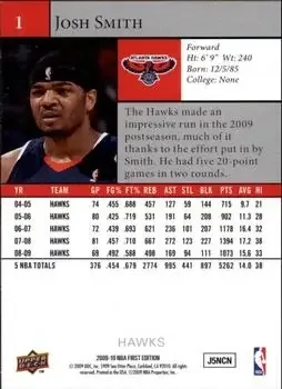 Back of Josh Smith