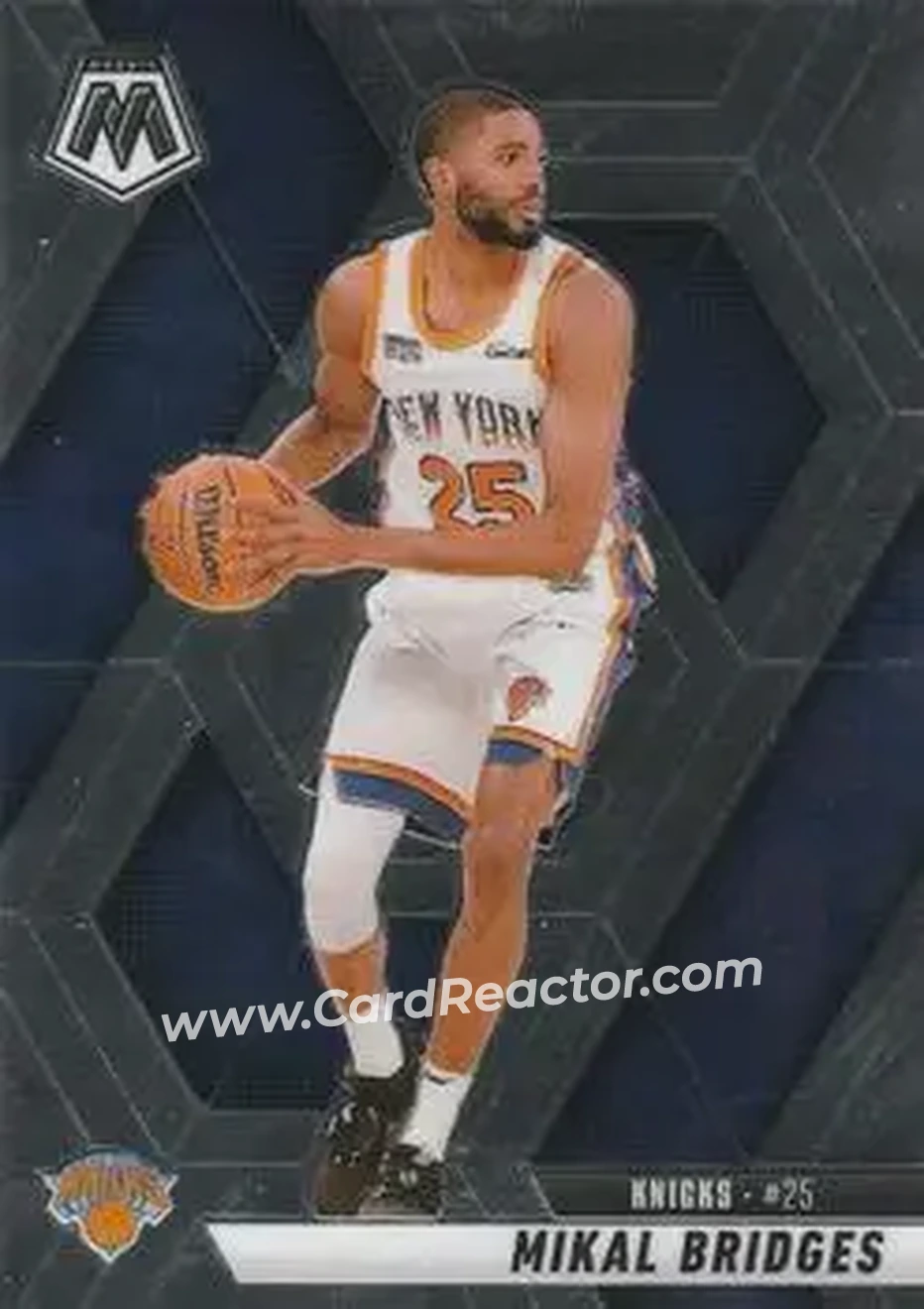 2024-25 Panini Mosaic #41 - Mikal Bridges - New York Knicks - Front
