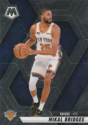 2024-25 Panini Mosaic #41 - Mikal Bridges - New York Knicks