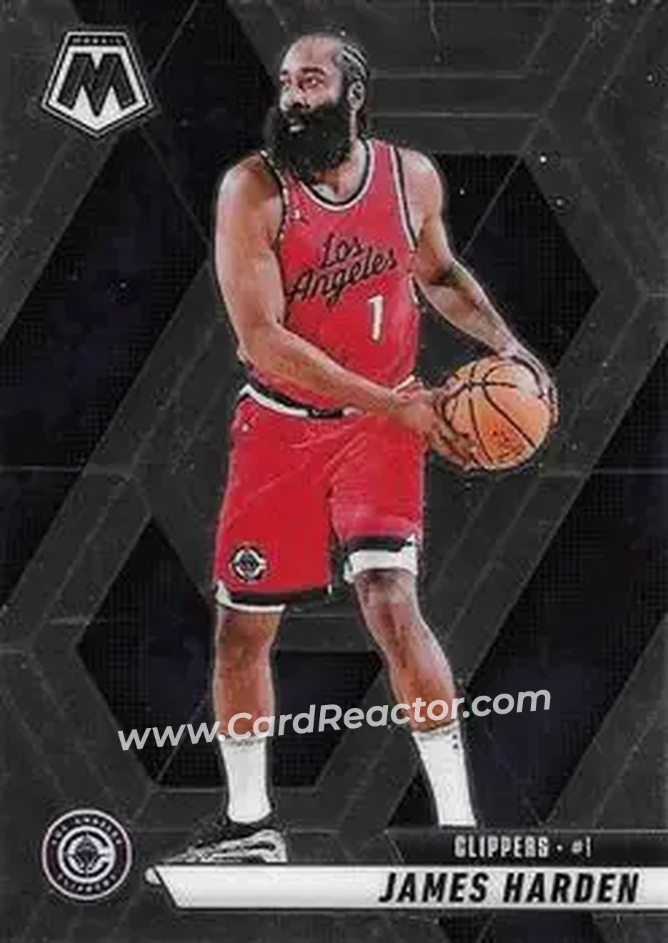 2024-25 Panini Mosaic #42 - James Harden - Los Angeles Clippers - Front 2024-25 Panini Mosaic #42 - James Harden - Los Angeles Clippers - Front