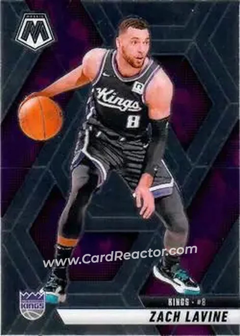 2024-25 Panini Mosaic #44 - Zach LaVine - Sacramento Kings - Front 2024-25 Panini Mosaic #44 - Zach LaVine - Sacramento Kings - Front