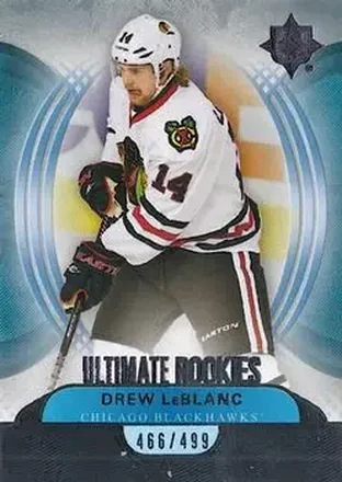 2013-14 Upper Deck Ultimate Collection #100 - Drew LeBlanc - Chicago Blackhawks