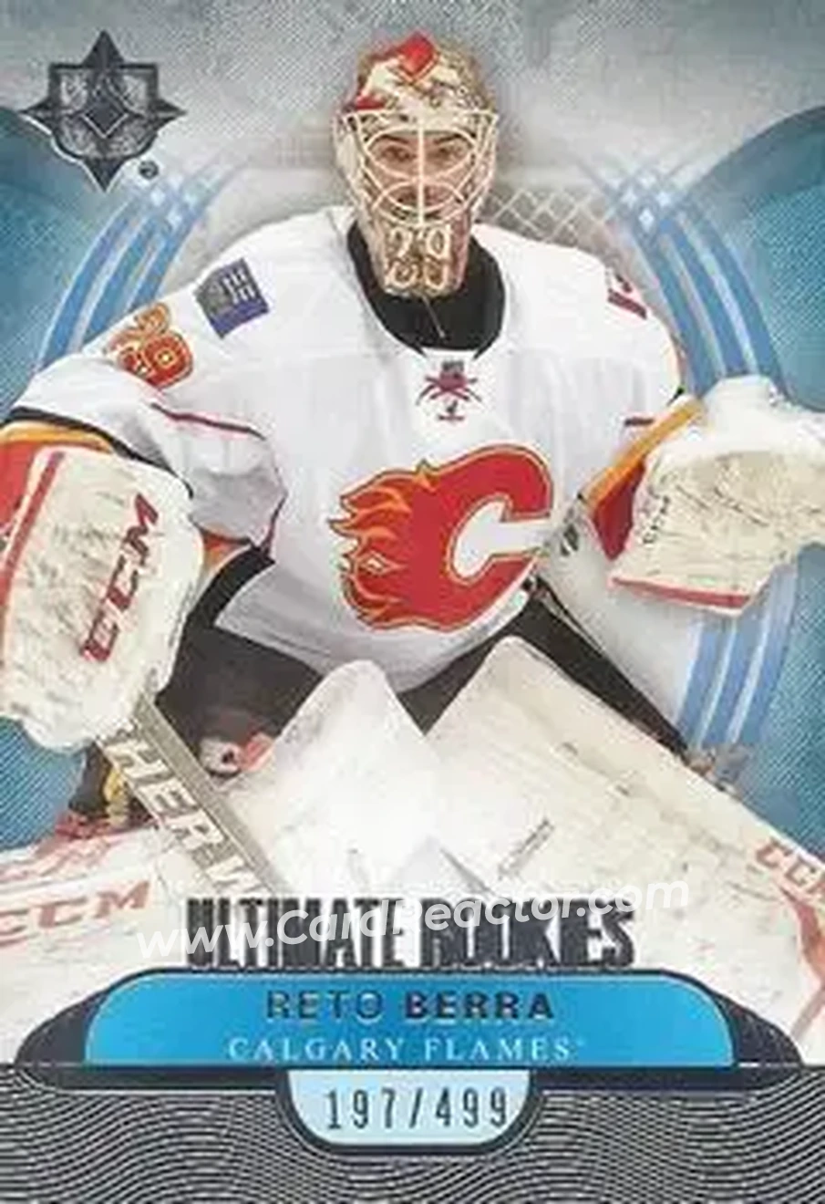 2013-14 Upper Deck Ultimate Collection #102 - Reto Berra - Calgary Flames