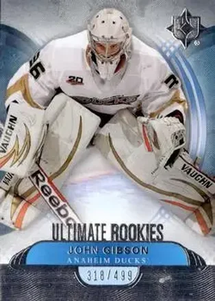 2013-14 Upper Deck Ultimate Collection #116 - John Gibson - Anaheim Ducks