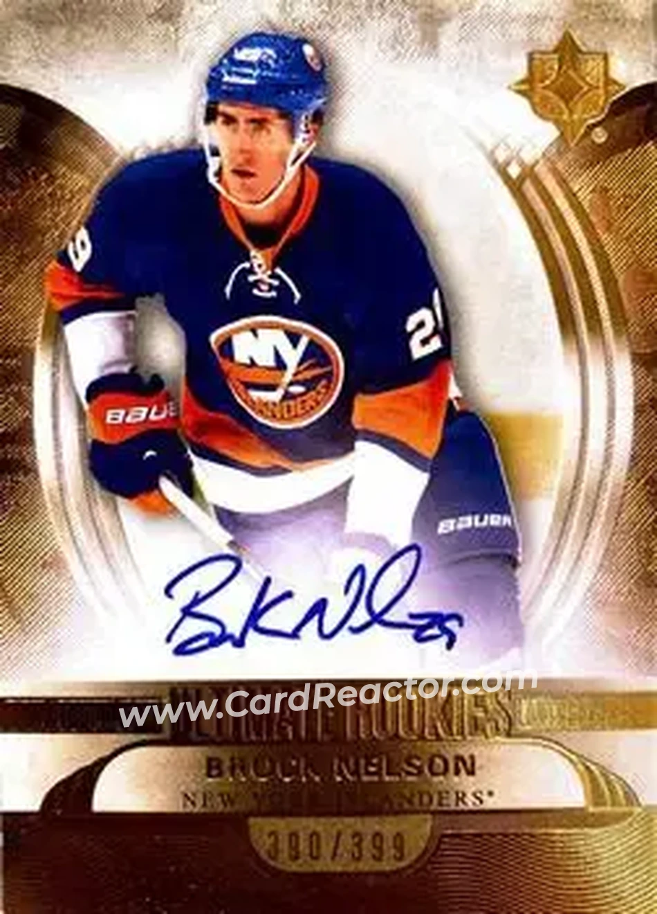 2013-14 Upper Deck Ultimate Collection #122 - Brock Nelson - New York Islanders - Front