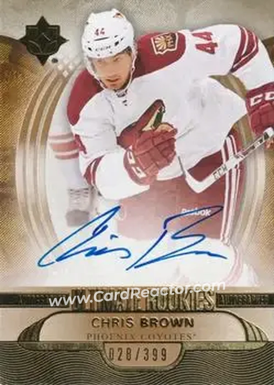 2013-14 Upper Deck Ultimate Collection #123 - Chris Brown - Phoenix Coyotes - Front