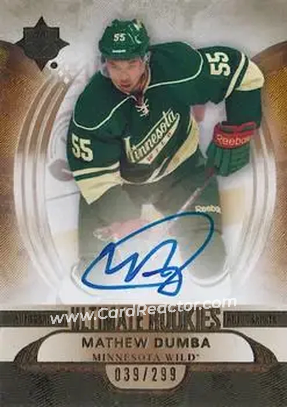 2013-14 Upper Deck Ultimate Collection #138 - Matt Dumba - Minnesota Wild - Front