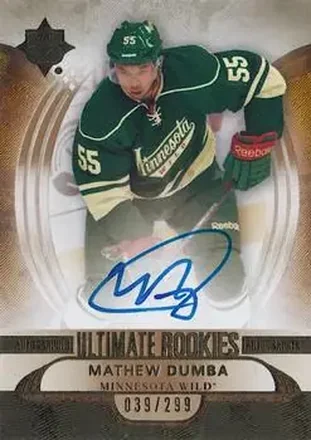 2013-14 Upper Deck Ultimate Collection #138 - Matt Dumba - Minnesota Wild