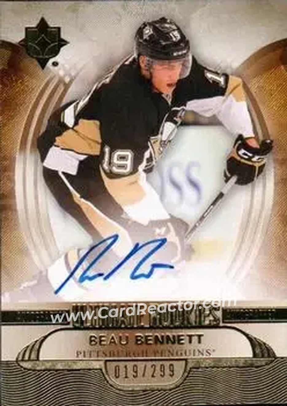 2013-14 Upper Deck Ultimate Collection #147 - Beau Bennett - Pittsburgh Penguins - Front