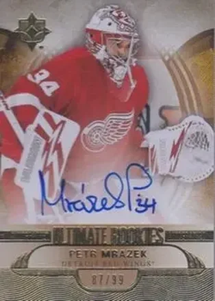 2013-14 Upper Deck Ultimate Collection #161 - Petr Mrazek - Detroit Red Wings