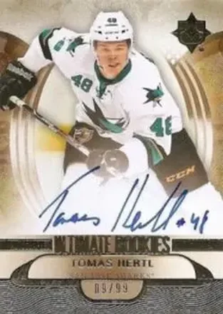 2013-14 Upper Deck Ultimate Collection #168 - Tomas Hertl - San Jose Sharks