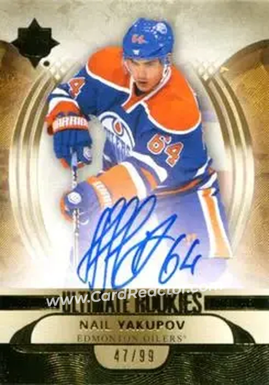 2013-14 Upper Deck Ultimate Collection #176 - Nail Yakupov - Edmonton Oilers - Front