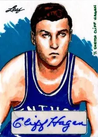 2013 Leaf Masterworks #NNO - Cliff Hagan - Kentucky Wildcats