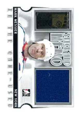 Game Used Stick and Memorabilia Silver Version
