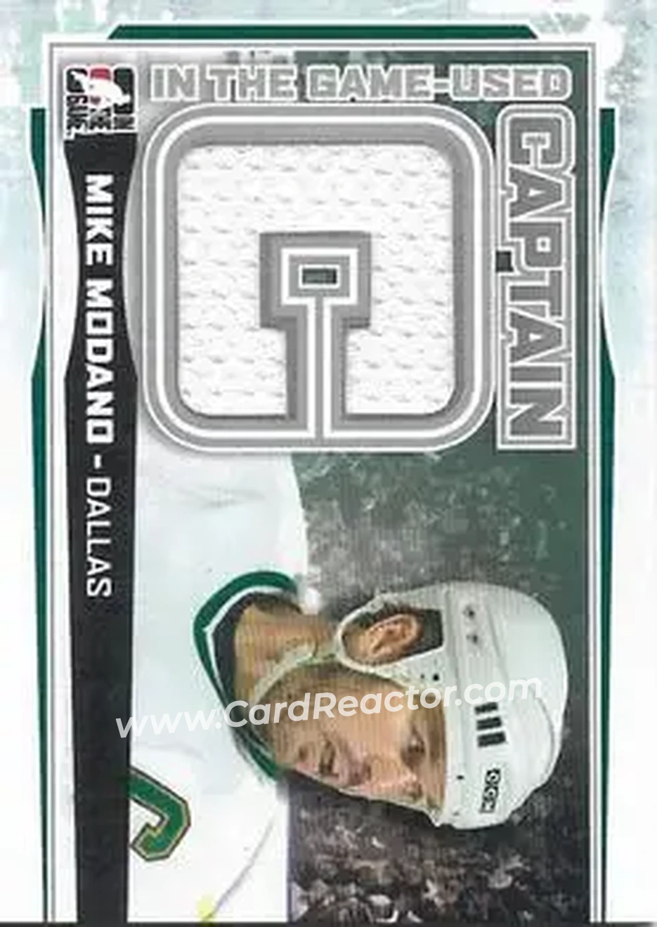 2013-14 In The Game Used - Captain C Silver #CC-08 - Mike Modano - Dallas Stars - Front