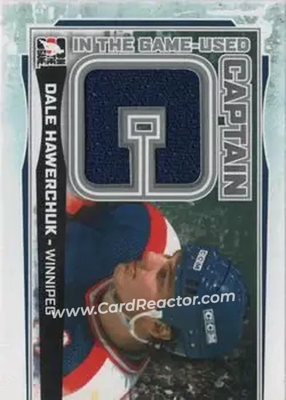 2013-14 In The Game Used - Captain C Silver #CC-15 - Dale Hawerchuk - Winnipeg Jets - Front