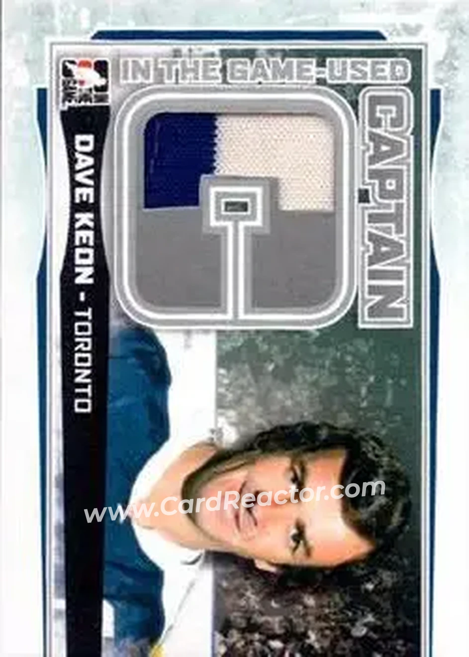 2013-14 In The Game Used - Captain C Silver #CC-24 - Dave Keon - Toronto Maple Leafs - Front