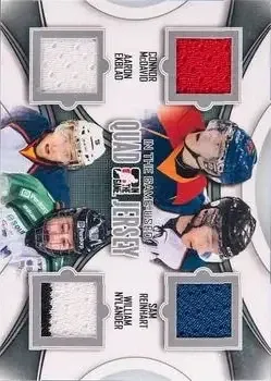 Game Used Quad Jerseys Silver