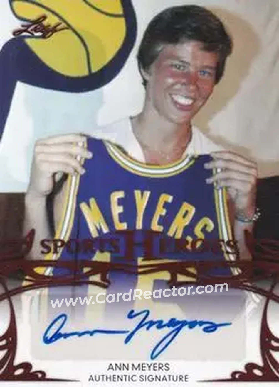2013 Leaf Sports Heroes #BA-AM2 - Ann Meyers - Front