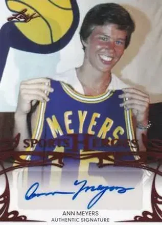 2013 Leaf Sports Heroes #BA-AM2 Ann Meyers