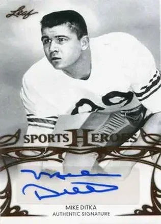 2013 Leaf Sports Heroes #BA-MD1 - Mike Ditka