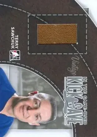 2013-14 In The Game Used - Kick Save Vintage Silver #VKS-03 - Terry Sawchuk