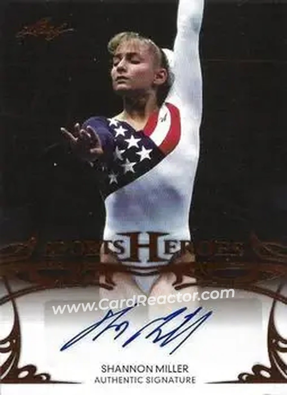 2013 Leaf Sports Heroes #BA-SM2 - Shannon Miller - Front