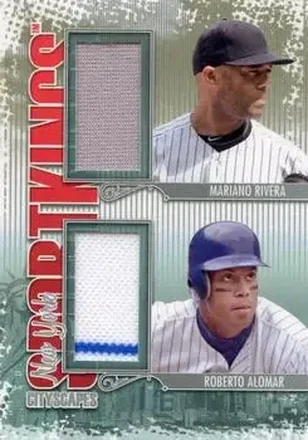 2013 Sportkings Series F #CSD-06 Cityscapes Double Silver Mariano Rivera - Roberto Alomar MEM, PR40 - New York Yankees - New York Mets