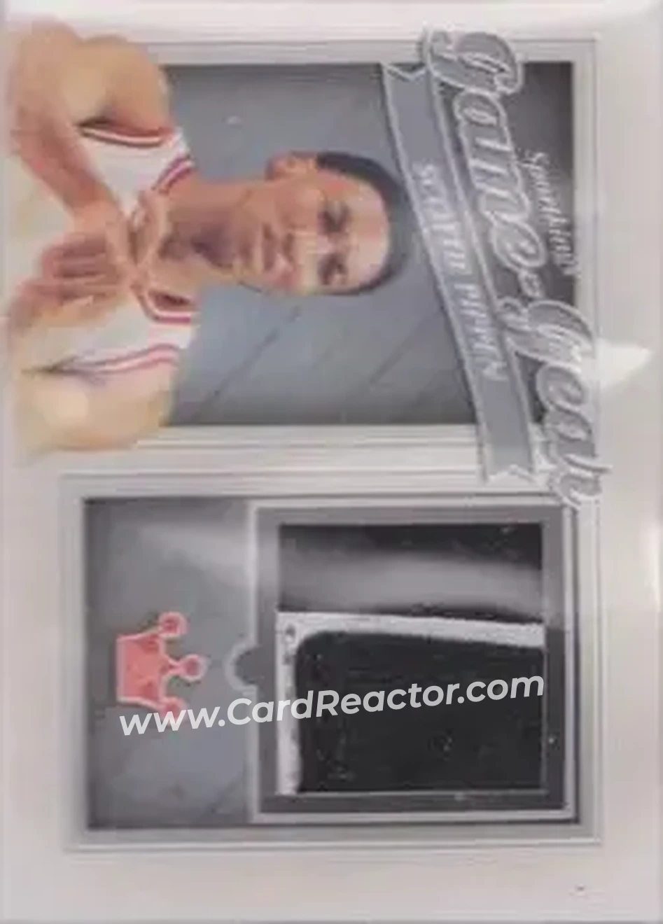 2013 Sportkings Series F - Game-Gear Memorabilia Silver #GG-02 - Scottie Pippen - Chicago Bulls - Front 2013 Sportkings Series F - Game-Gear Memorabilia Silver #GG-02 - Scottie Pippen - Chicago Bulls - Front