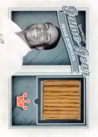 2013 Sportkings Series F #GG-04 Game-Gear Memorabilia Silver Frank Robinson