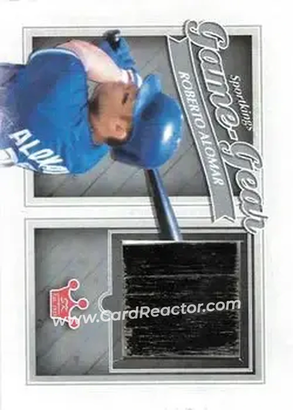 2013 Sportkings Series F - Game-Gear Memorabilia Silver #GG-05 - Roberto Alomar - Toronto Blue Jays - Front