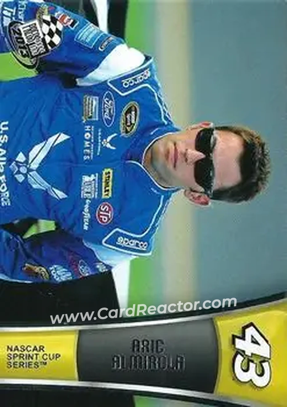 2013 Press Pass #1 - Aric Almirola - Richard Petty Motorsports - Front