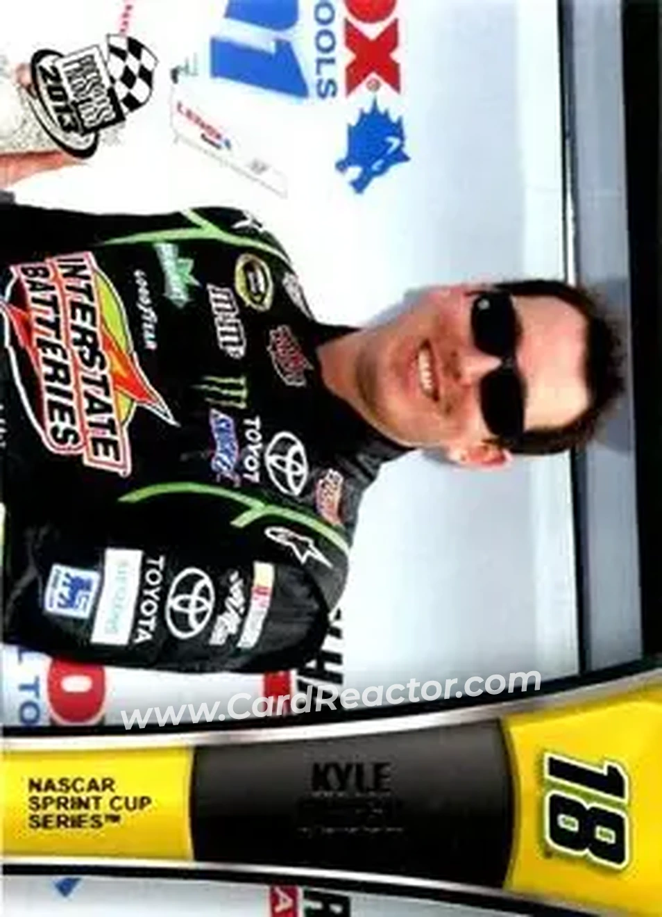 2013 Press Pass #10 - Kyle Busch - Joe Gibbs Racing - Front