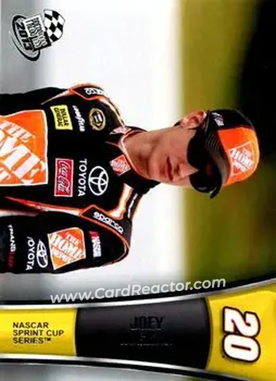 2013 Press Pass #27 - Joey Logano - Joe Gibbs Racing - Front